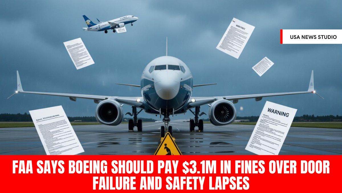 FAA Says Boeing