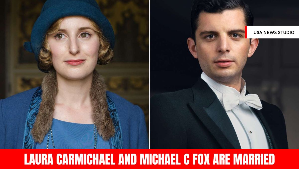 Laura Carmichael and Michael