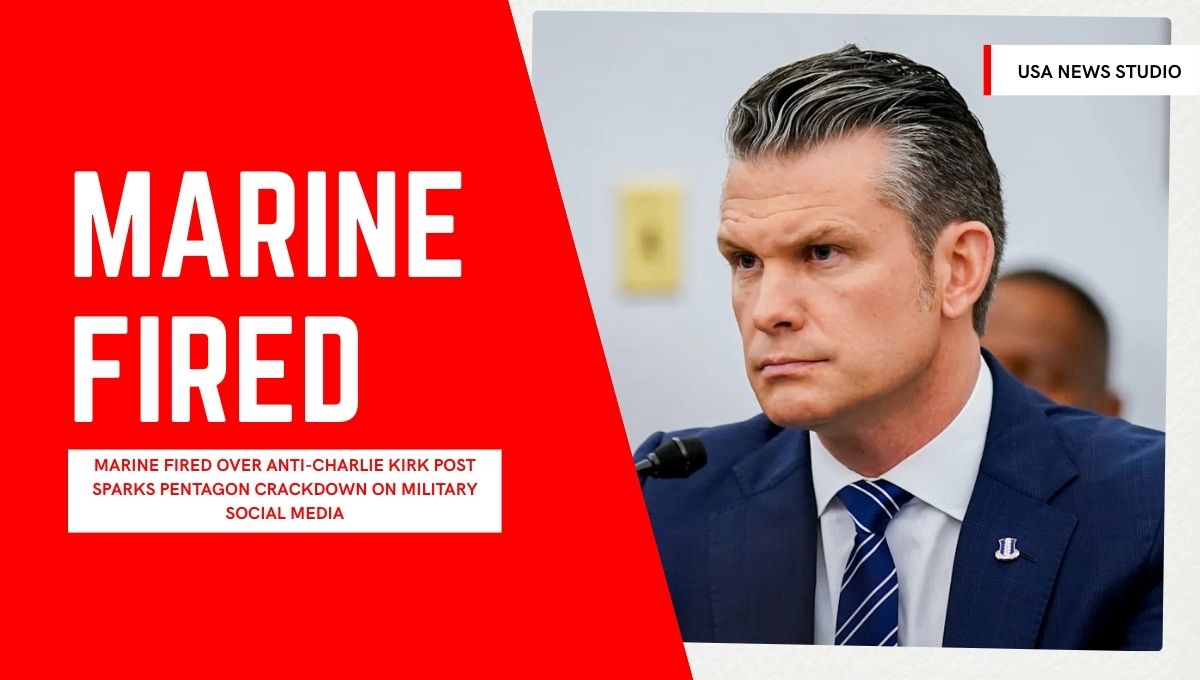 Marine Fired Over Anti-Charlie Kirk Post