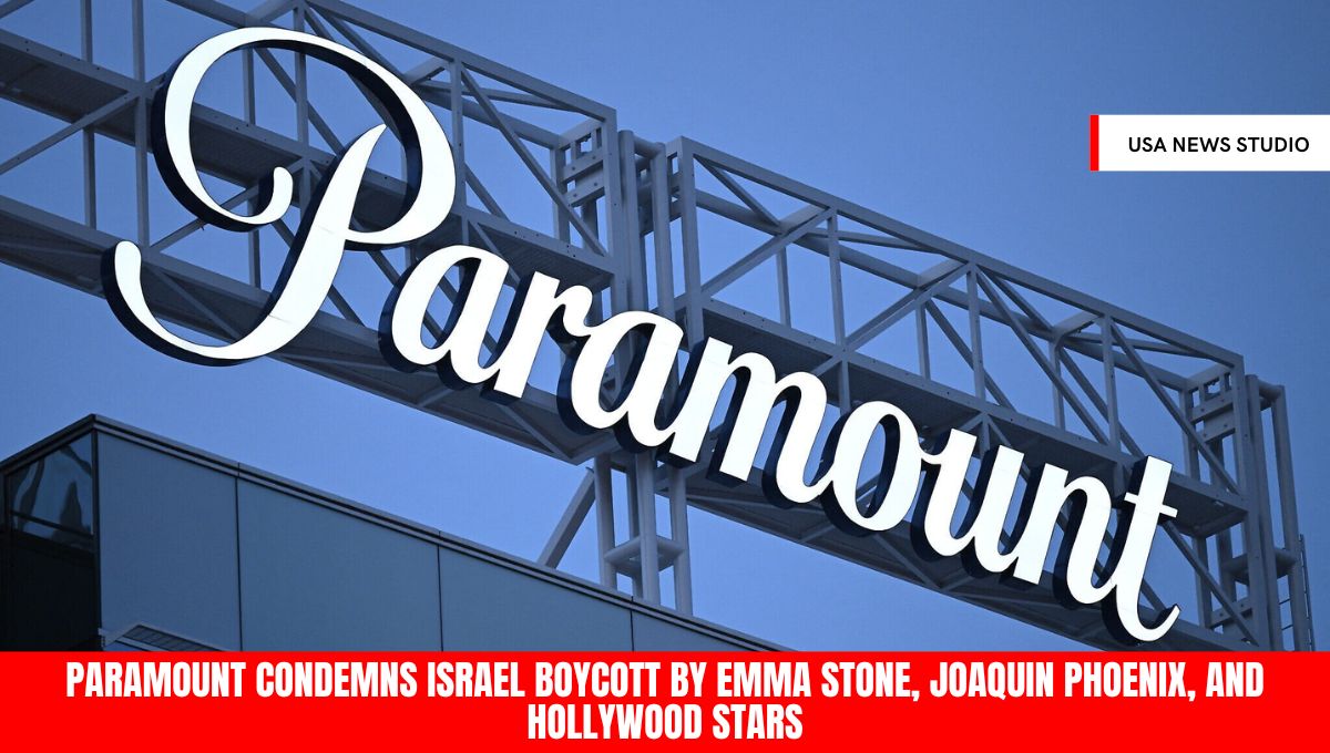 Paramount Condemns Israel Boycott